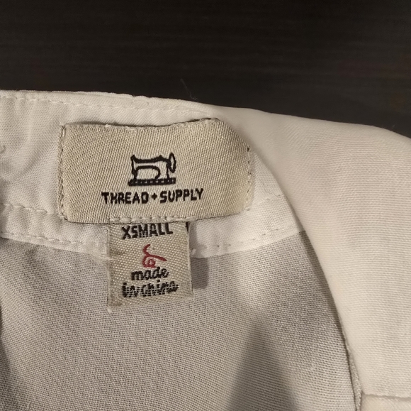 Thread & Supply Cream Ruffled Tank Top - Picture 4 of 4